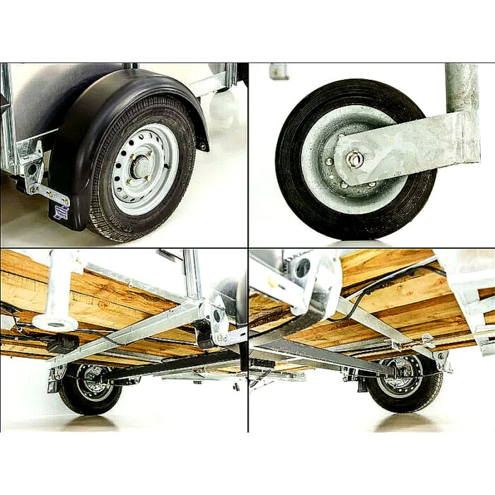 Ifor Williams P8G remolque para ganado 124x250 cm, 1,4t - Imagen 8