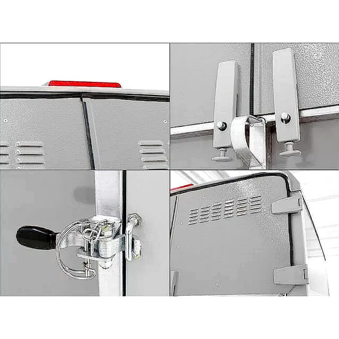 Ifor Williams HB506 remolque para caballos, plata - Imagen 11