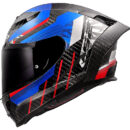 Casco integral LS2 FF807 Dragon Carbon, azul/rojo