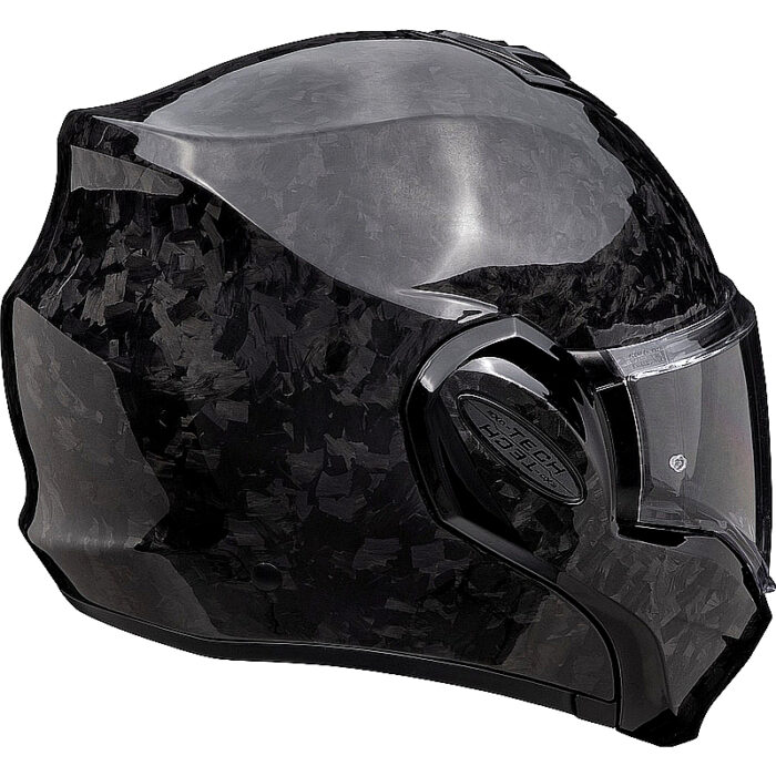 Casco abatible Scorpion Exo Tech Carbon Onyx - negro brillante - Imagen 3