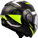 Casco abatible LS2 FF910 Advant II Carbon negro-amarillo