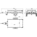 Garden Trailer 200 KIPP 750 kg con lona alta