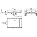 Remolque Garden Trailer 201 KIPP 750 kg con lona alta