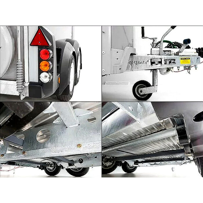 Ifor Williams HB506 remolque para caballos, plata - Imagen 10