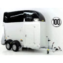 Humbaur Single Alu 1600 remolque caballos con montura