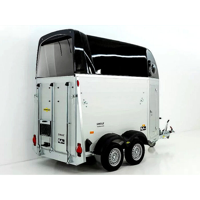 Humbaur Single Alu 1600 remolque caballos con montura - Imagen 3