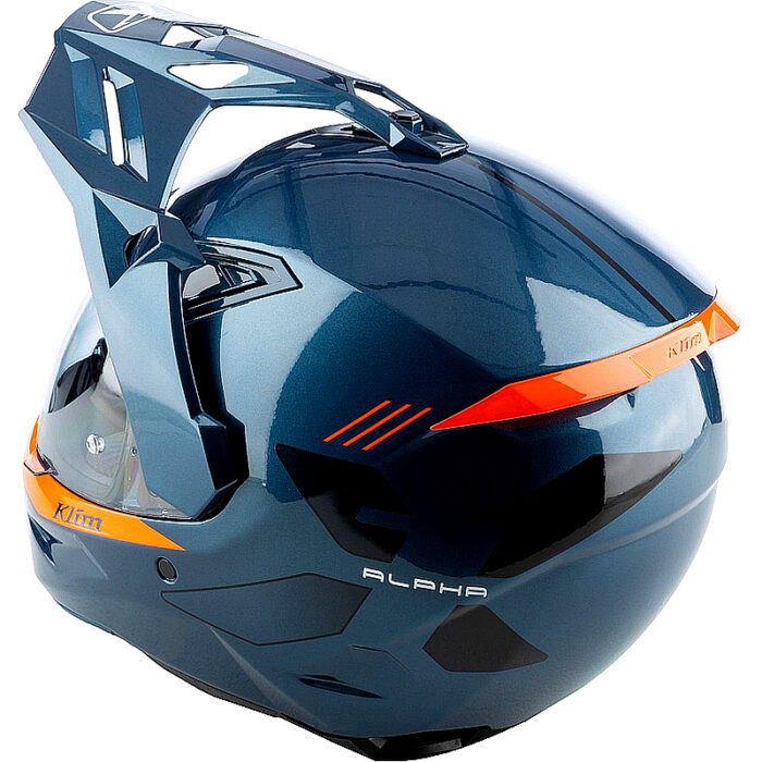 KLIM X1 Alpha Casco enduro ECE 22.06 DOT Azul brillante M - Imagen 3
