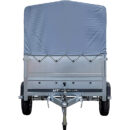 Garden Trailer 201 KIPP con lona alta y laterales
