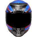 Casco integral LS2 FF807 Dragon Carbon, azul/rojo