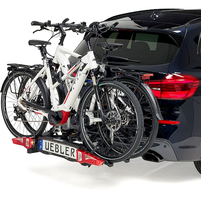 Uebler F24, portabicicletas plegable y ligero para 2 bicicletas - Imagen 5