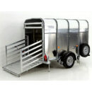 Ifor Williams P8G 124x244x153 cm 1,4t remolque para ganado