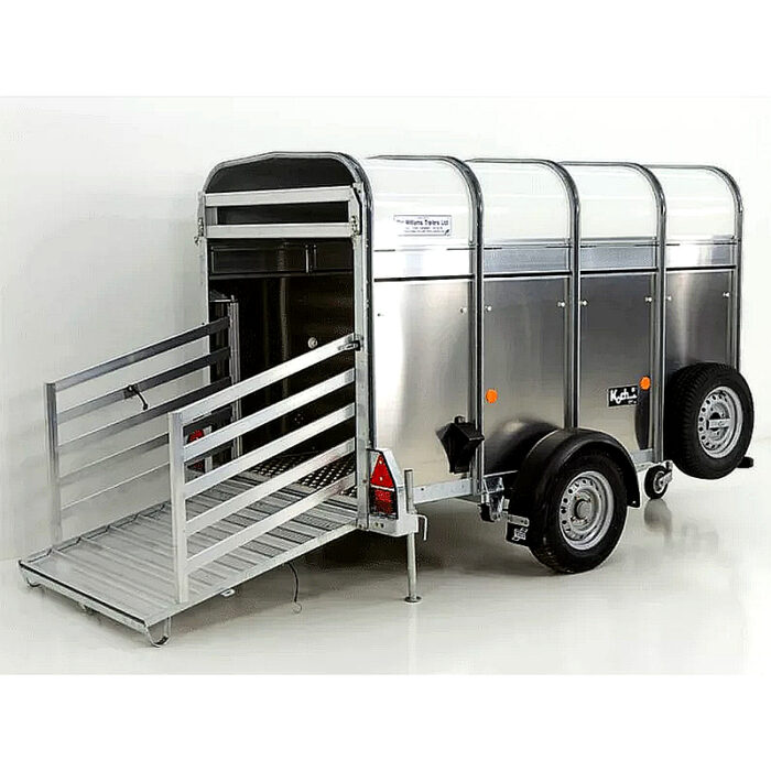 Ifor Williams P8G 124x244x153 cm 1,4t remolque para ganado