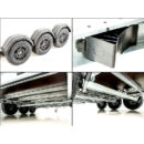 Henra Boxvan Remolque cerrado negro 3,5t Tridem
