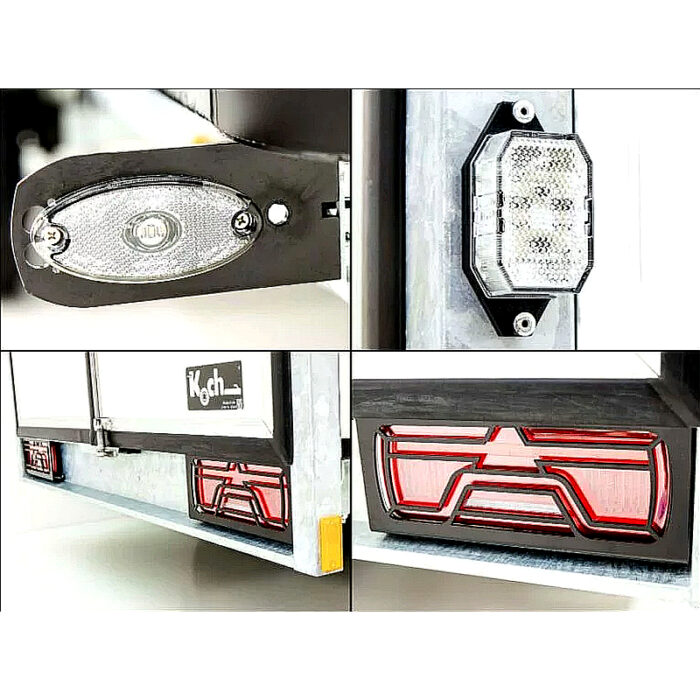 Henra Boxvan Remolque cerrado negro 3,5t Tridem - Imagen 14