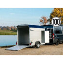 Debon Cargo Remolque Cerrado 1300 kg, Alu/Poly, 295x148x195 cm