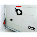 Debon Cargo H201 Remolque Cerrado 2,6 t Alu/Poly, negro