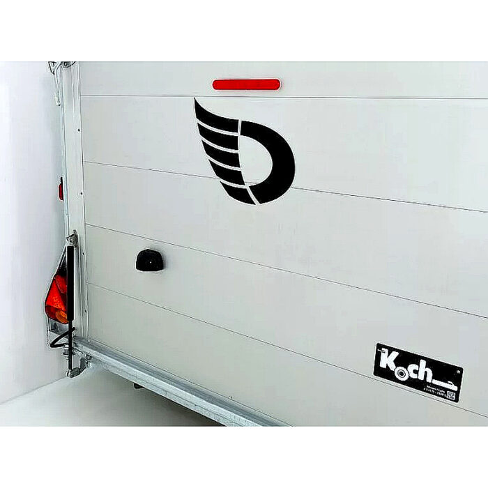 Debon Cargo H201 Remolque Cerrado 2,6 t Alu/Poly, negro - Imagen 6