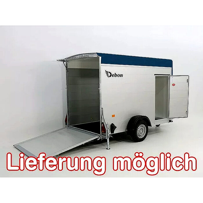 Debon Cargo Remolque Cerrado 1300 kg, Alu/Poly, 295x148x195 cm - Imagen 5