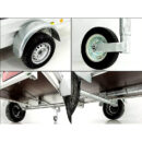 Koch Remolque con tapa Tipo U2 105x205 cm, 750 kg