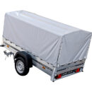 Remolque PKW 230x125 cm, 750 kg, basculante con lona alta
