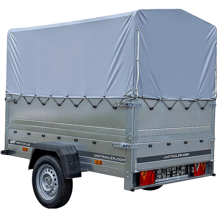 Garden Trailer 201 KIPP con lona alta y laterales - Imagen 7