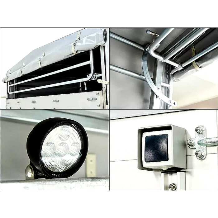 Koch Profi Remolque para ganado 185x550 cm, 3,5t, suelo de aluminio - Imagen 11