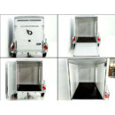 Debon DK R255 Remolque Cerrado 125x255x156 cm, 1300 kg