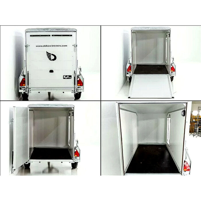 Debon DK R255 Remolque Cerrado 125x255x156 cm, 1300 kg - Imagen 11