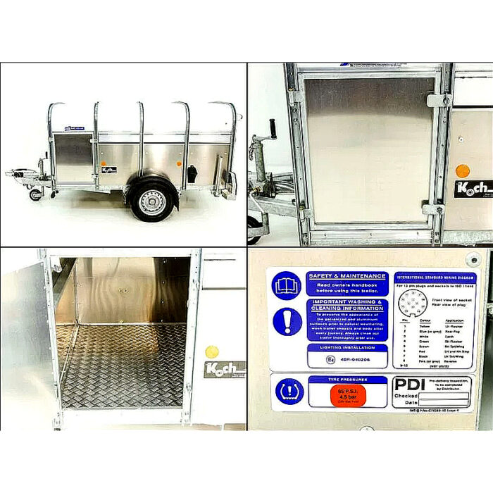 Ifor Williams P8G remolque para ganado 124x250 cm, 1,4t - Imagen 10