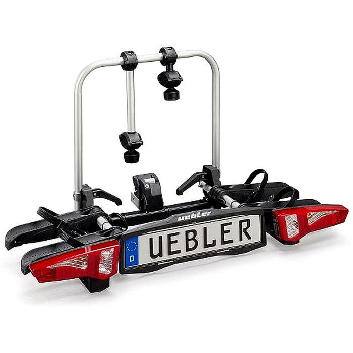 Uebler F24, portabicicletas plegable y ligero para 2 bicicletas
