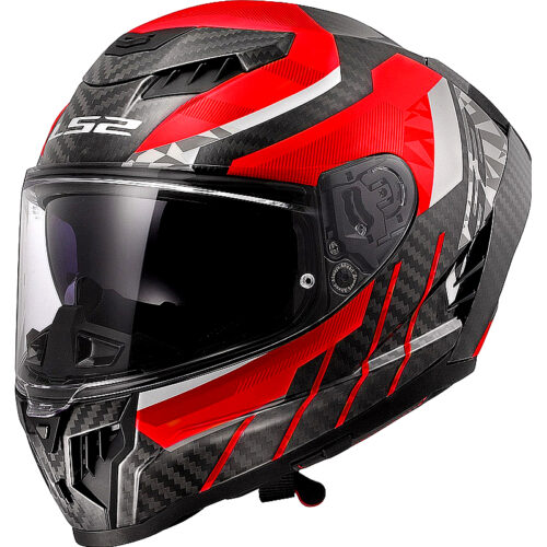 Casco integral LS2 FF807 Dragon Carbon con visera solar