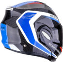 Casco abatible Scorpion Exo-Tech Carbon negro/azul/rojo