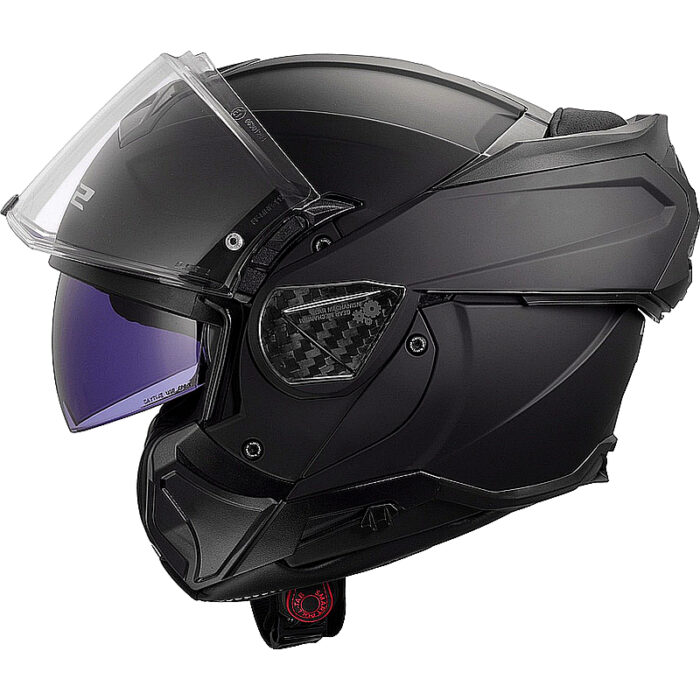 Casco abatible LS2 FF910 Advant II Carbon Mate Negro - Imagen 10