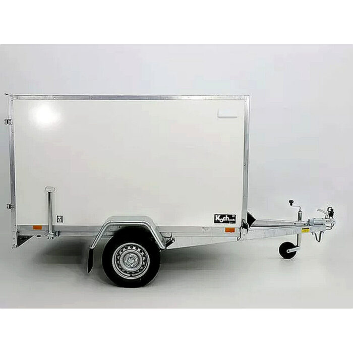 Remolque cerrado BK 750 kg, 135 x 248 x 150 cm, blanco - Imagen 2