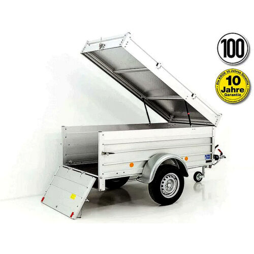 Koch Remolque con tapa 105x205 cm, 1000 kg