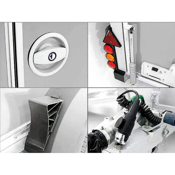 Ifor Williams HB506 remolque para caballos, plata - Imagen 8