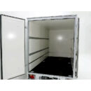 Remolque cerrado BK 146x304x180 cm, 1300 kg, blanco