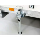 Remolque cerrado BK 750 kg, 135 x 248 x 150 cm, blanco