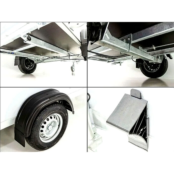Debon DK R255 Remolque Cerrado 125x255x156 cm, 1300 kg - Imagen 10
