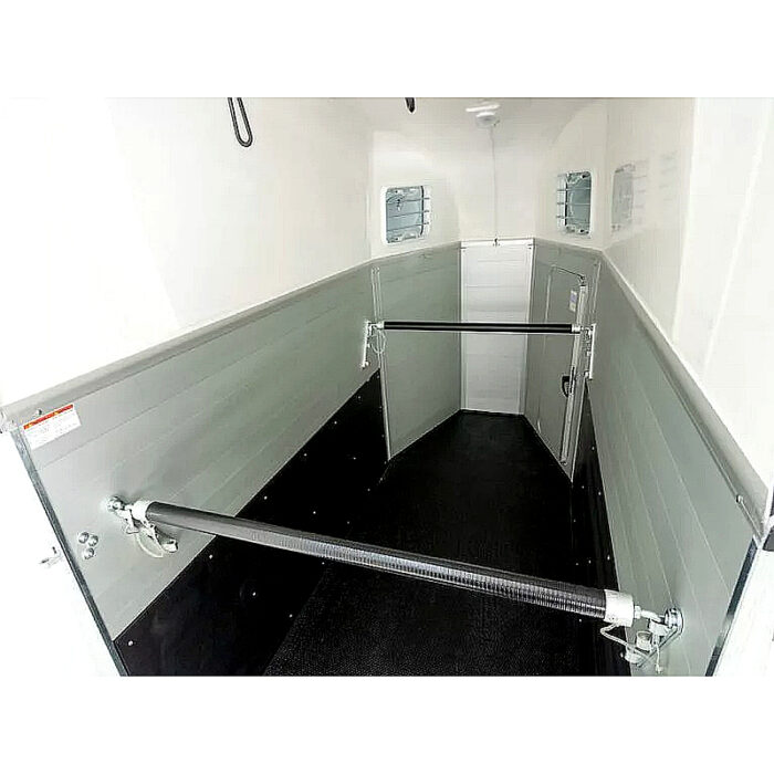 Humbaur Single Alu 1600 remolque caballos con montura - Imagen 6