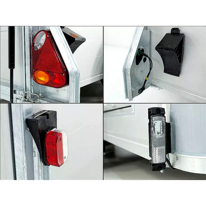 Debon Cargo H201 Remolque Cerrado 2,6 t Alu/Poly, negro - Imagen 12