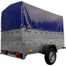 Remolque de jardín UNITRAILER 230 KIPP 750 kg con lona alta