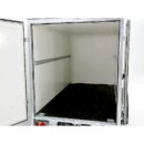 Remolque cerrado BK 750 kg, 135 x 248 x 150 cm, blanco