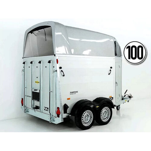 Humbaur XANTHOS 2400 remolque para caballos, 2 plazas, plata