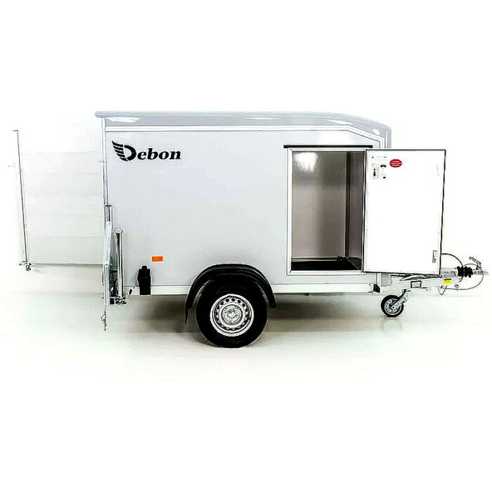 Debon DK R255 Remolque Cerrado 125x255x156 cm, 1300 kg - Imagen 6