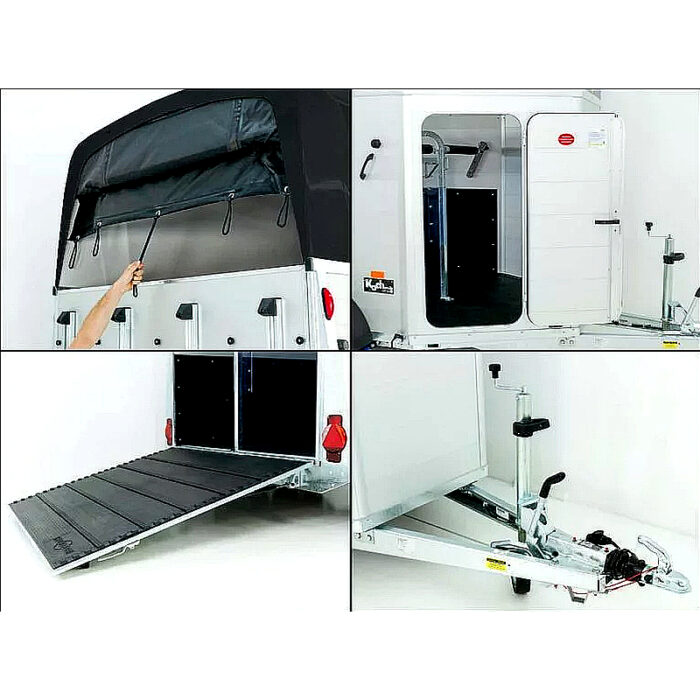 Humbaur XANTHOS 2400, remolque para caballos, 2 plazas - Imagen 13