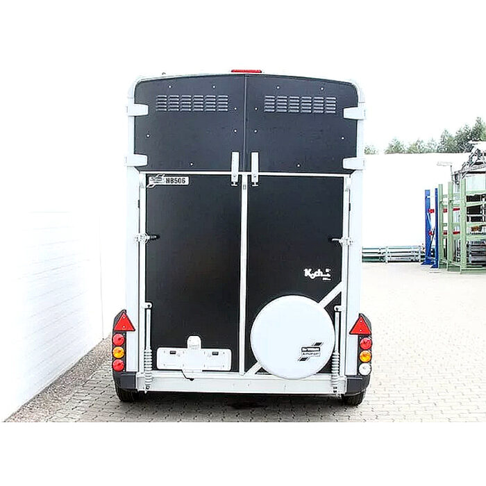 Ifor Williams HB506 remolque para caballos, negro - Imagen 3