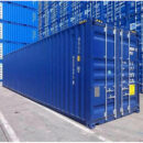 Contenedor marítimo de 40 pies High Cube – Azul RAL 5013