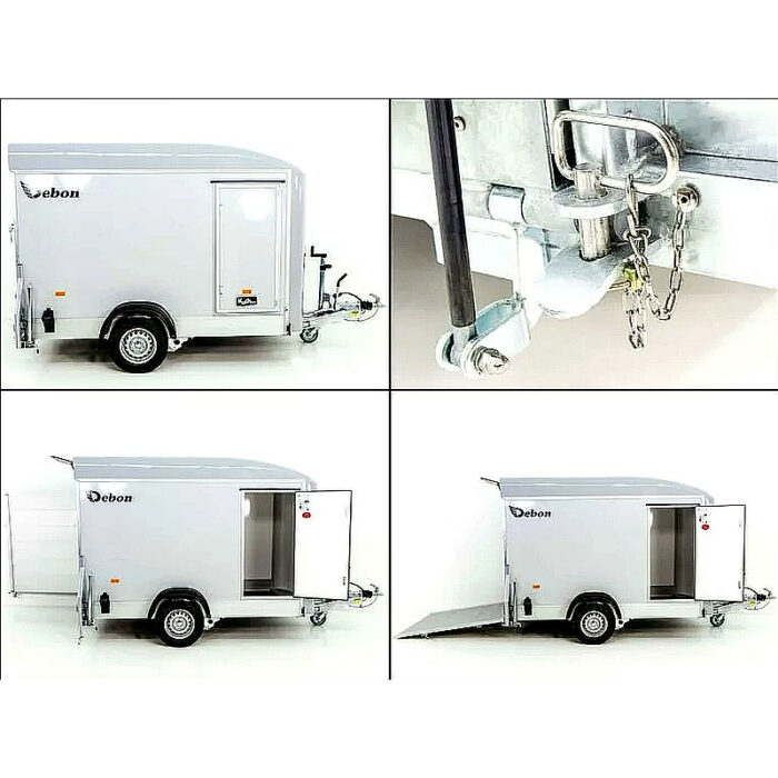 Debon C300 Remolque Cerrado 148x295x195 cm, 1300 kg - Imagen 9