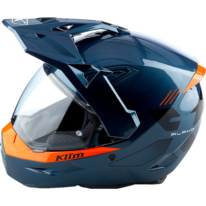 KLIM X1 Alpha Casco enduro ECE 22.06 DOT Azul brillante M - Imagen 2